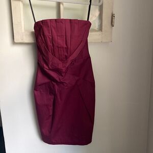 𝅺akira Black Label Strapless Mini Dress Nwt